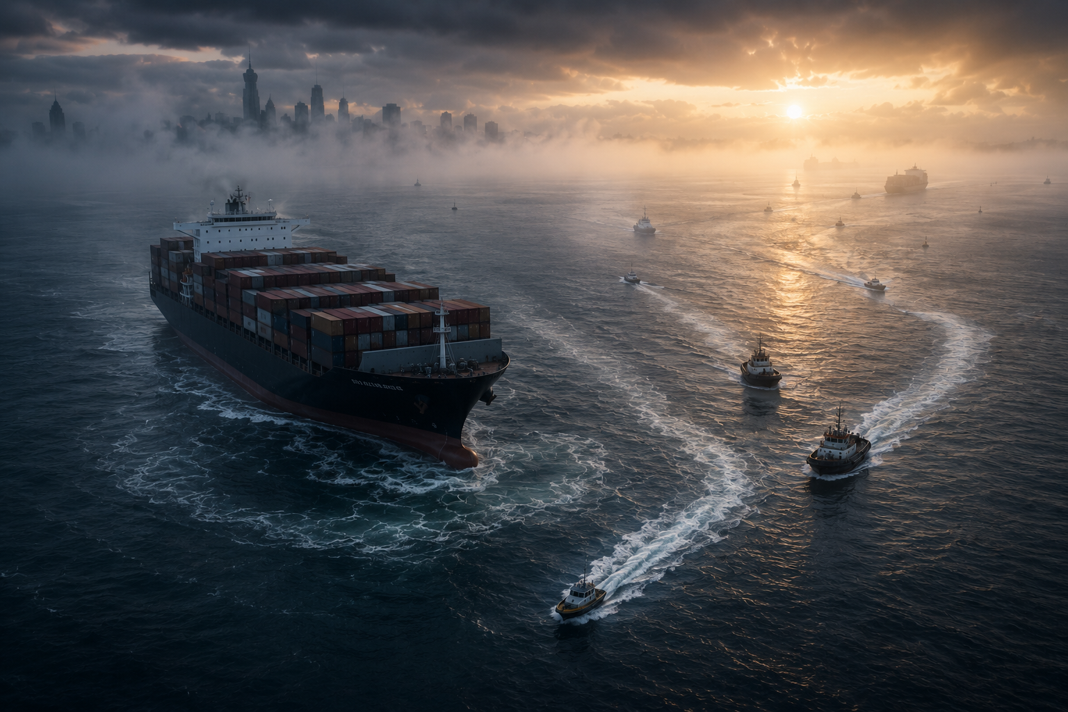 Big Ships Turn Slowly Closing Image