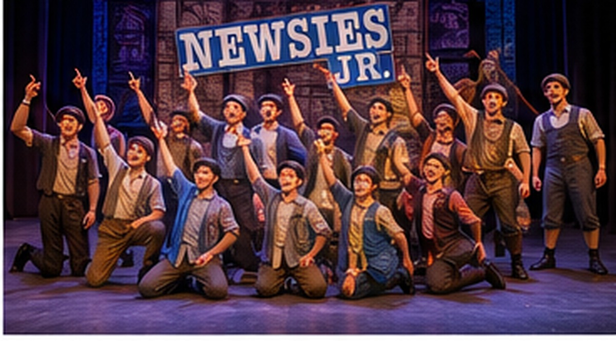 Newsies Jr theater production