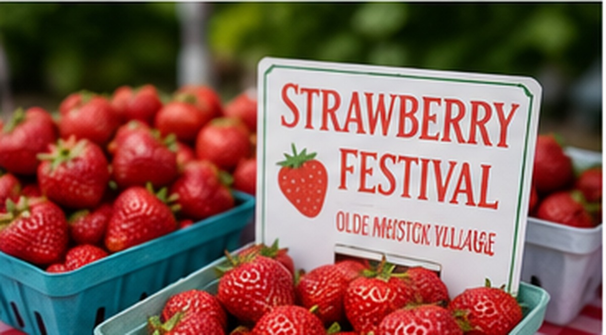 Strawberry Festival at Olde Mistick Village
