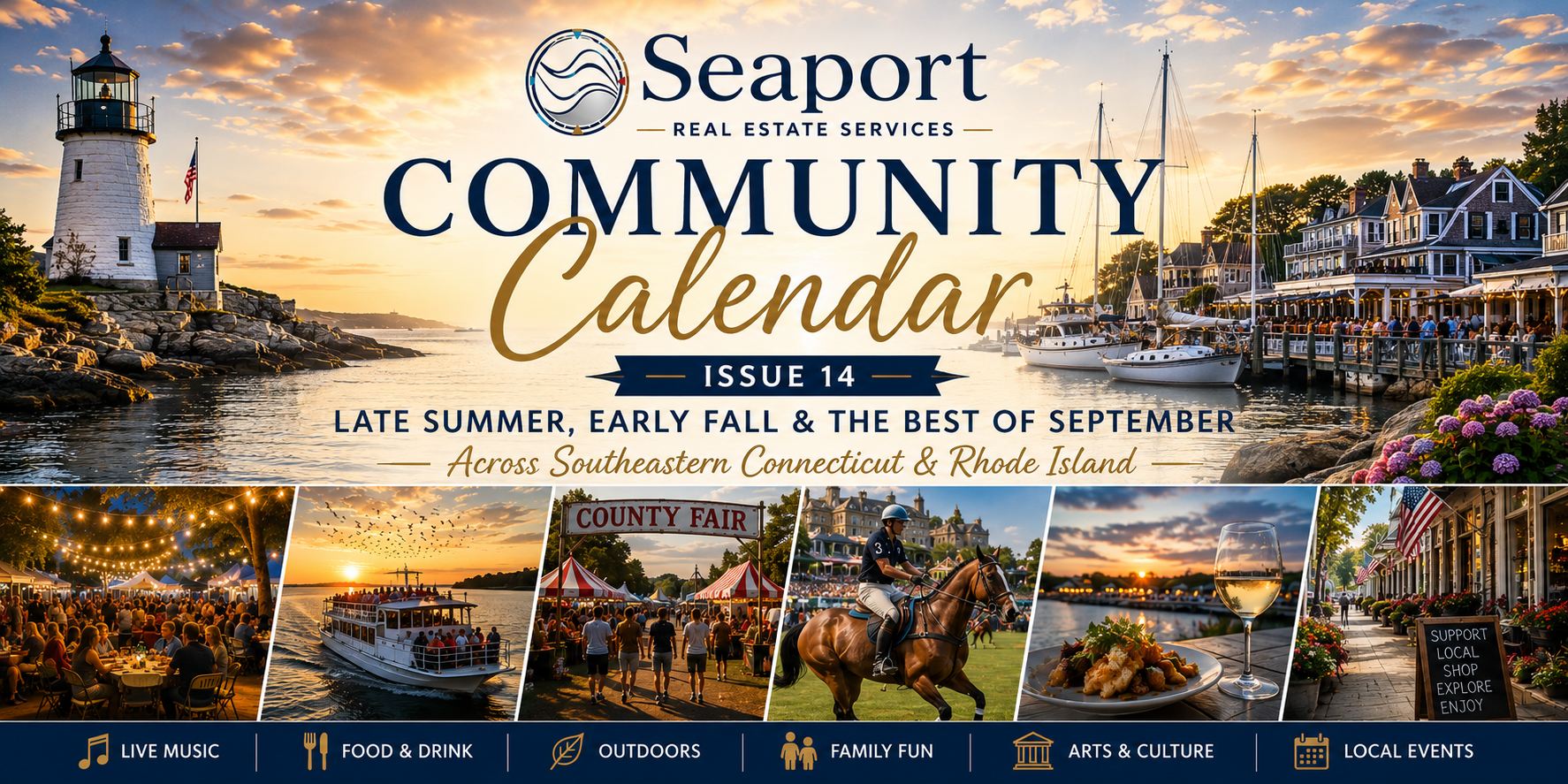 Late summer community events across coastal Connecticut and Rhode Island