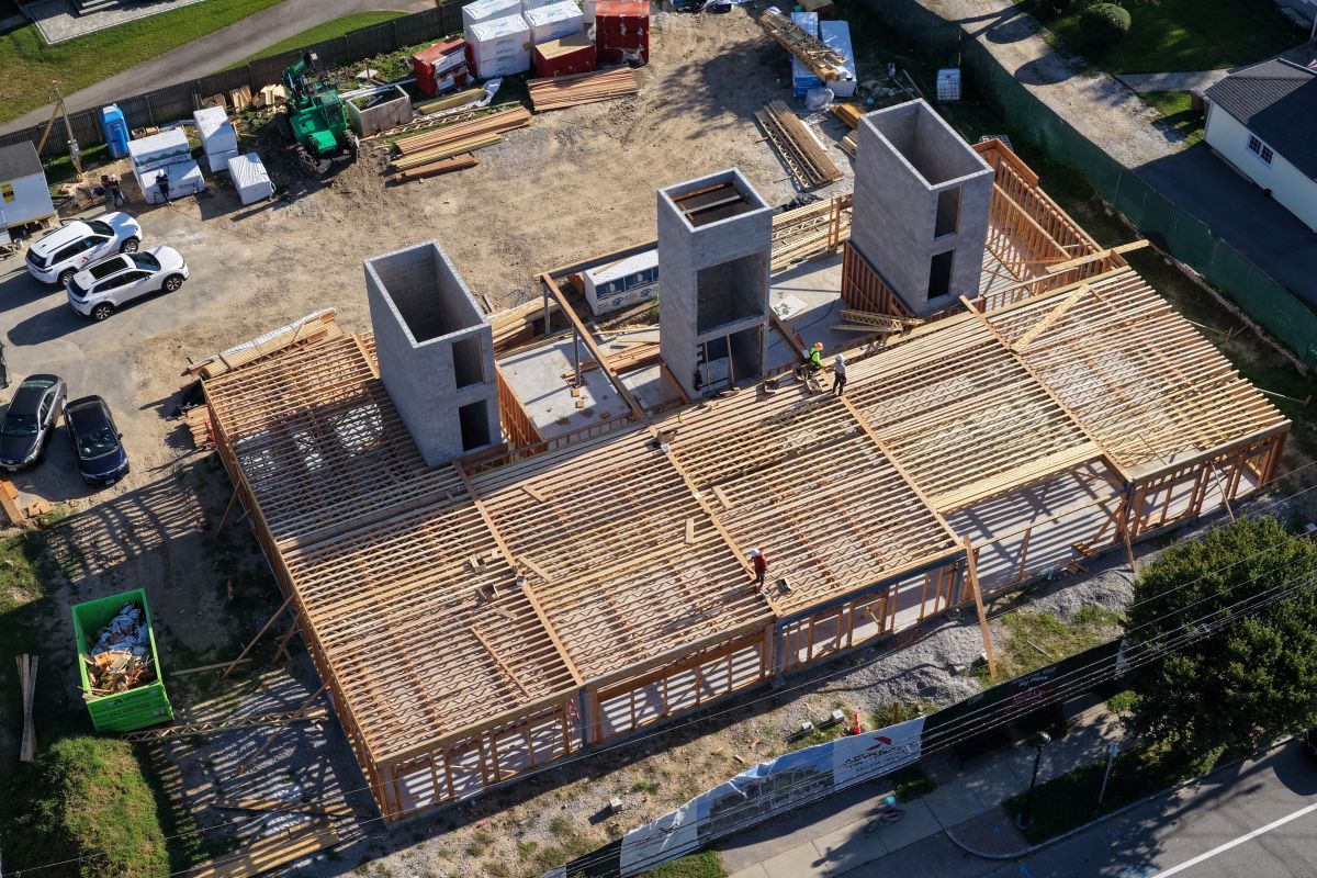 Anchor Building construction progress photo September 11, 2026