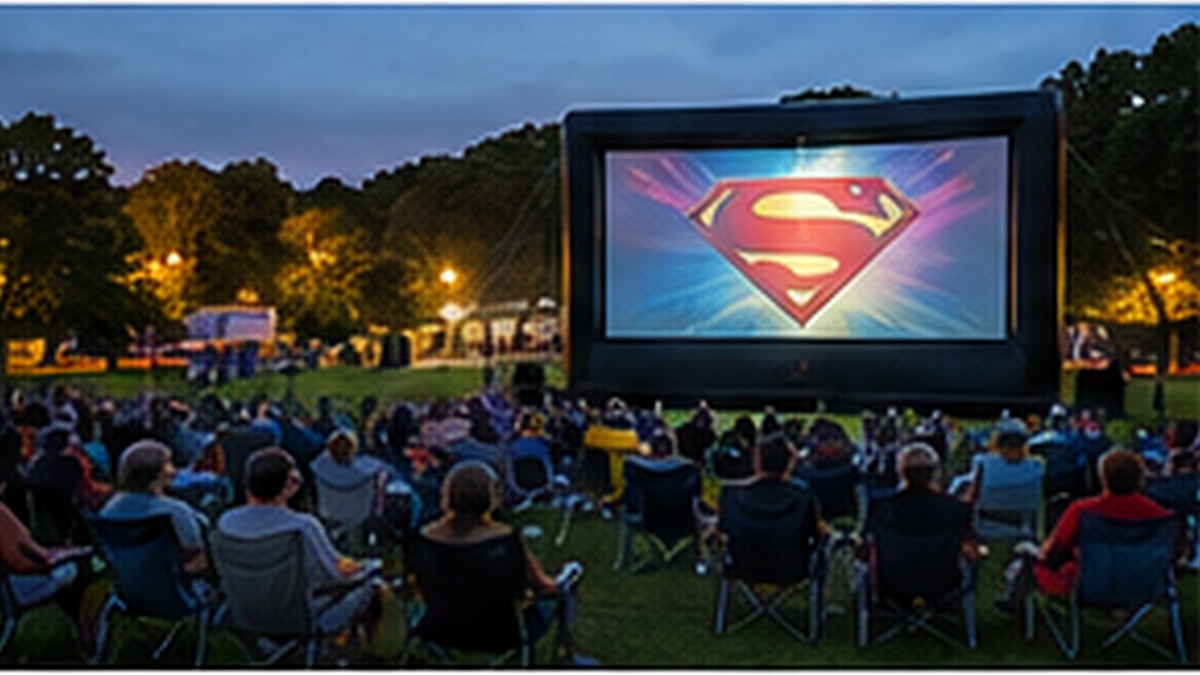 Free Movie at the Beach Superman in Groton