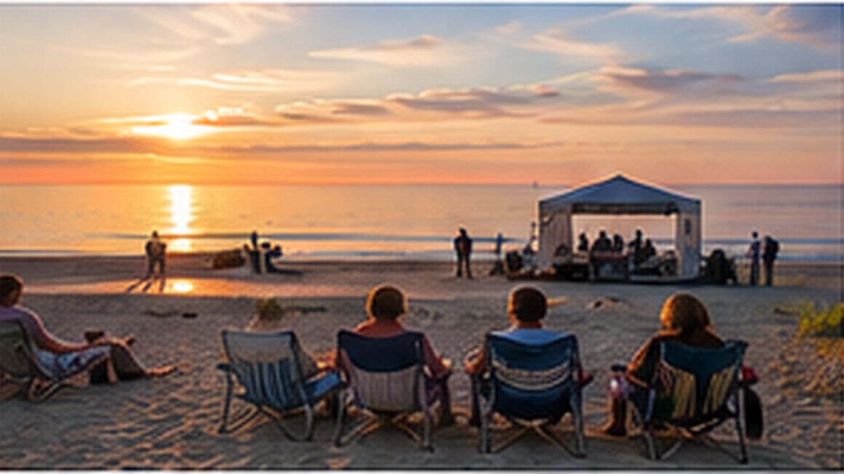 Waves and Jams at Eastern Point Beach in Groton