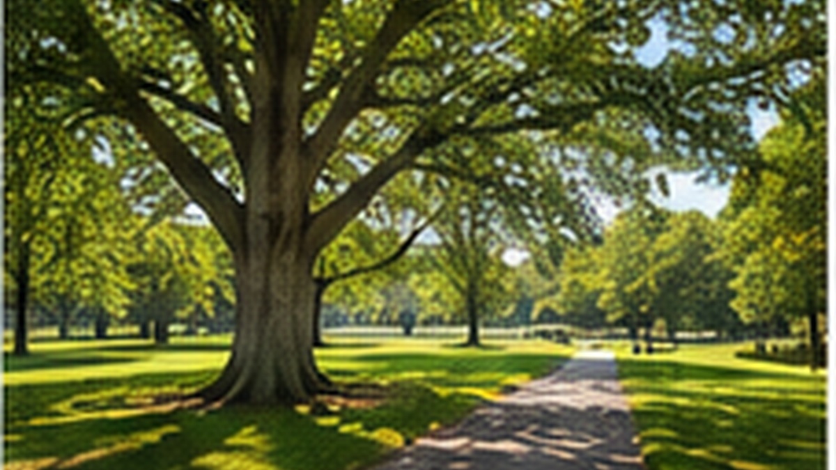 Wilcox Park Specimen Trees walking tour in Westerly