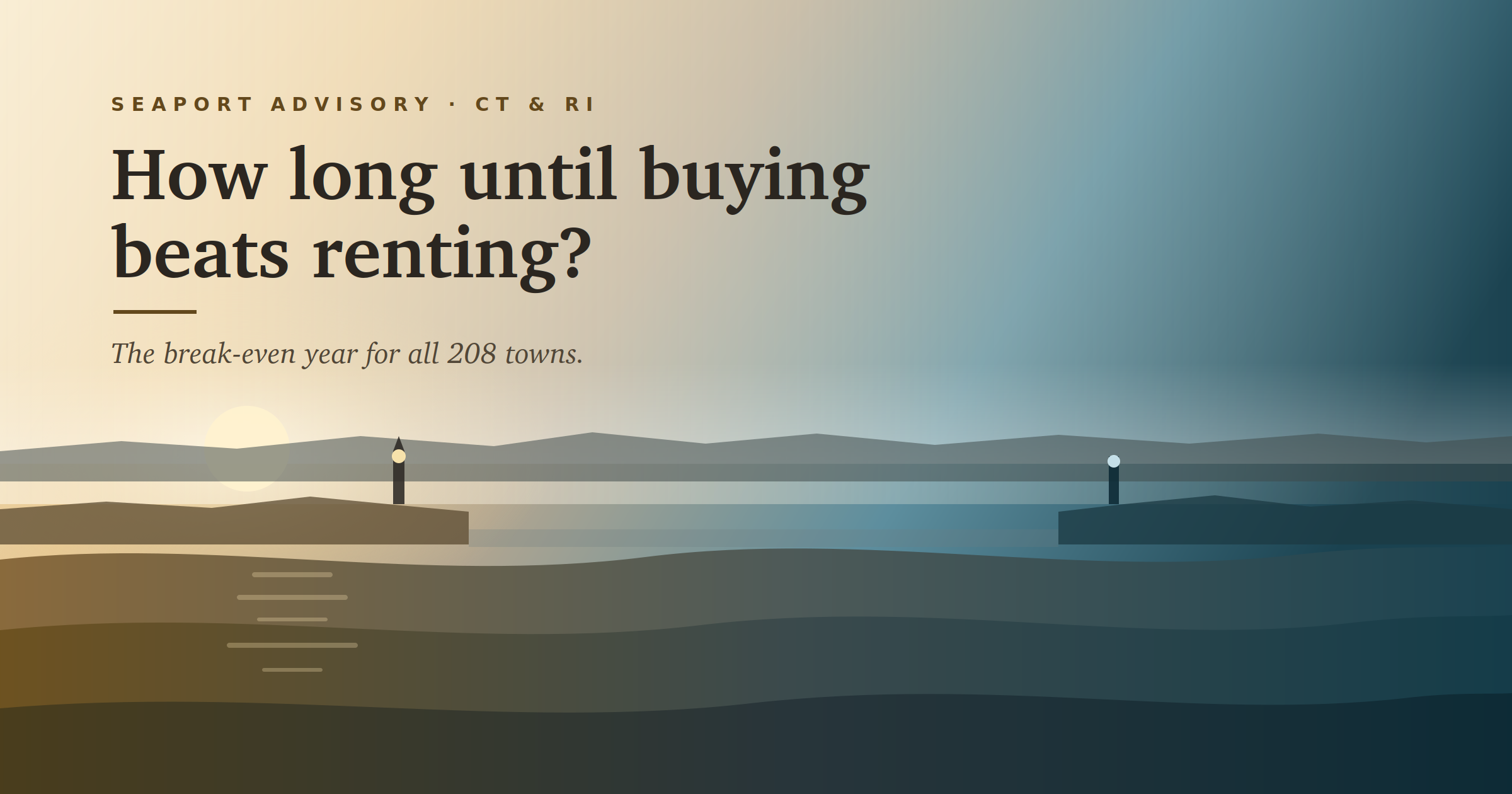 Connecticut and Rhode Island Rent vs Buy Break-Even Calculator by Seaport Advisory
